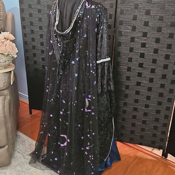 Spirit Soceress Starry Night Blue and Black Costume Size Small - Picture 9 of 13